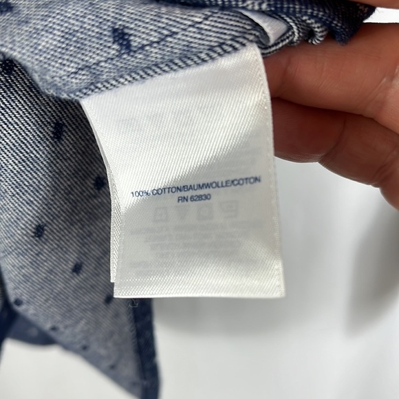 Lands End button down cotton shirt Sz 8T - Picture 7 of 10